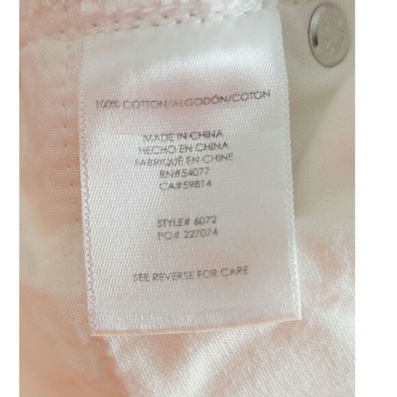 CAbi 100% BF JEANS IN WHITE, SZ 10 - Picture 9 of 13